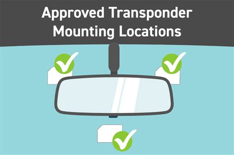 Toll transponder placement 